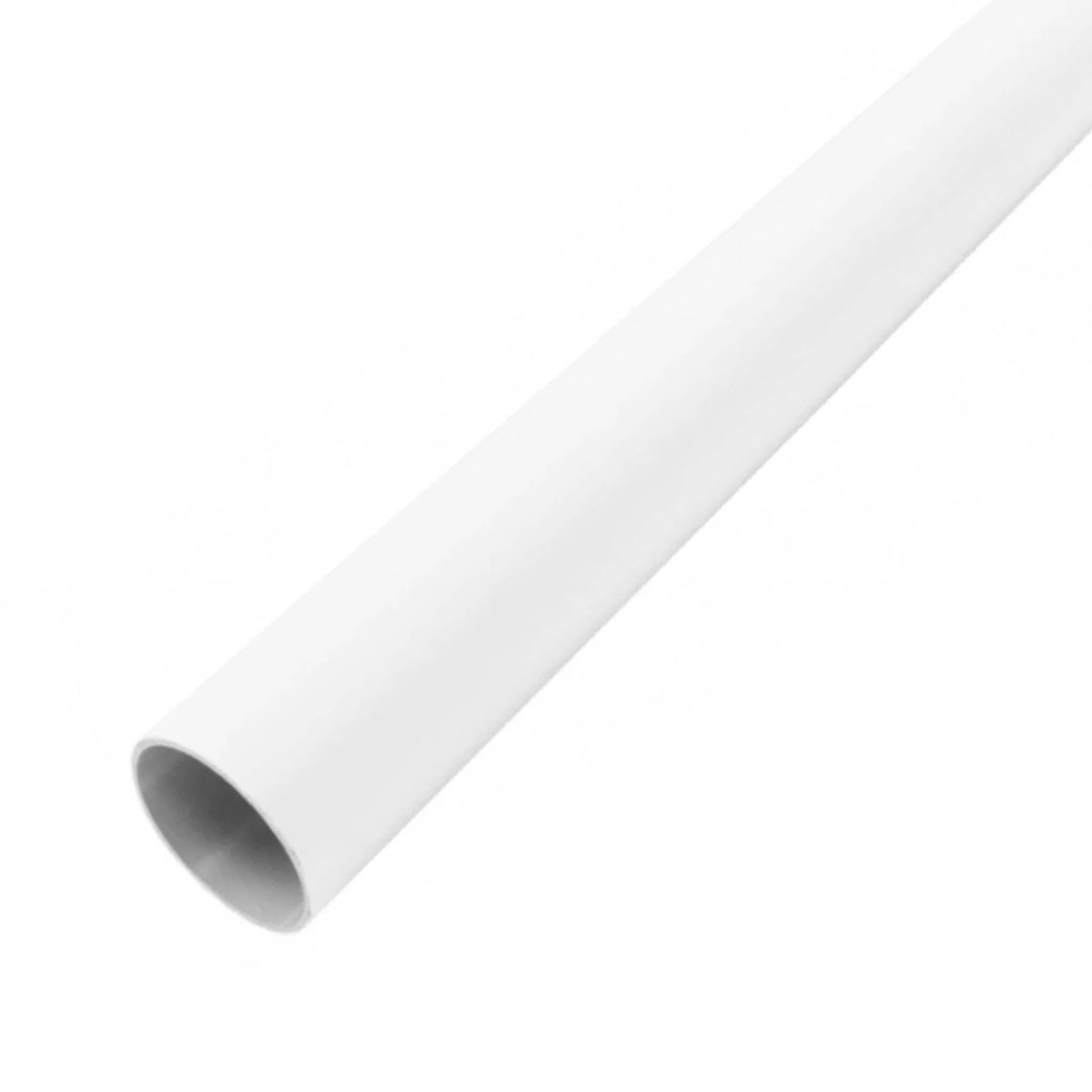 White Round Downpipe - 5.5 Metre - Transtools Online