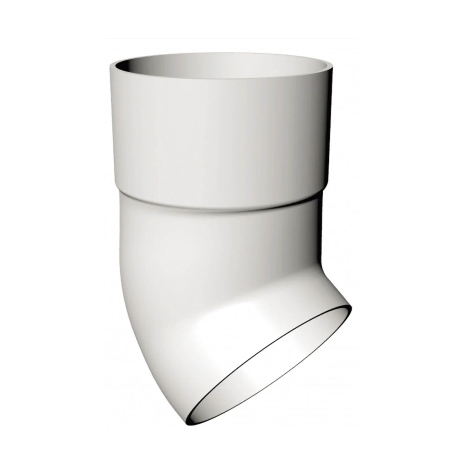 White Round Downpipe Shoe - Transtools Online