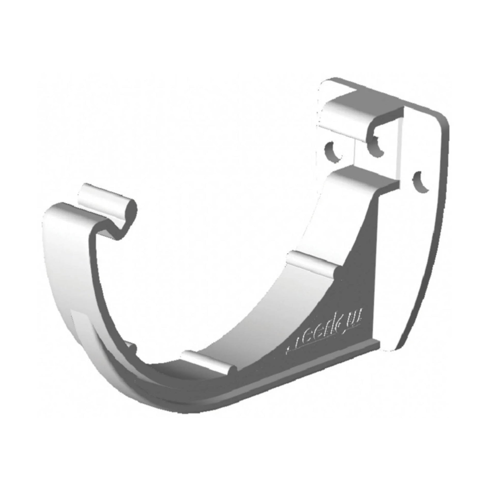 White Round Gutter Bracket - Transtools Online