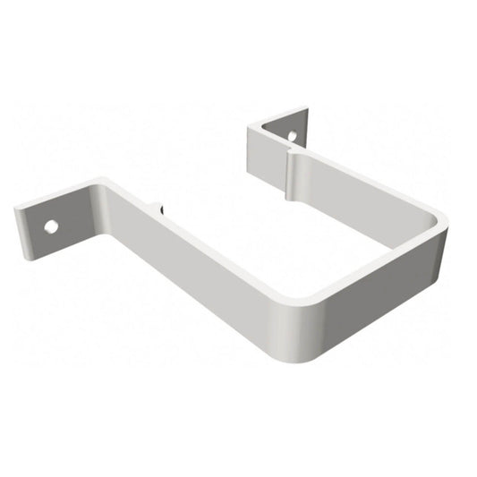 White Square Downpipe Clip - Transtools Online