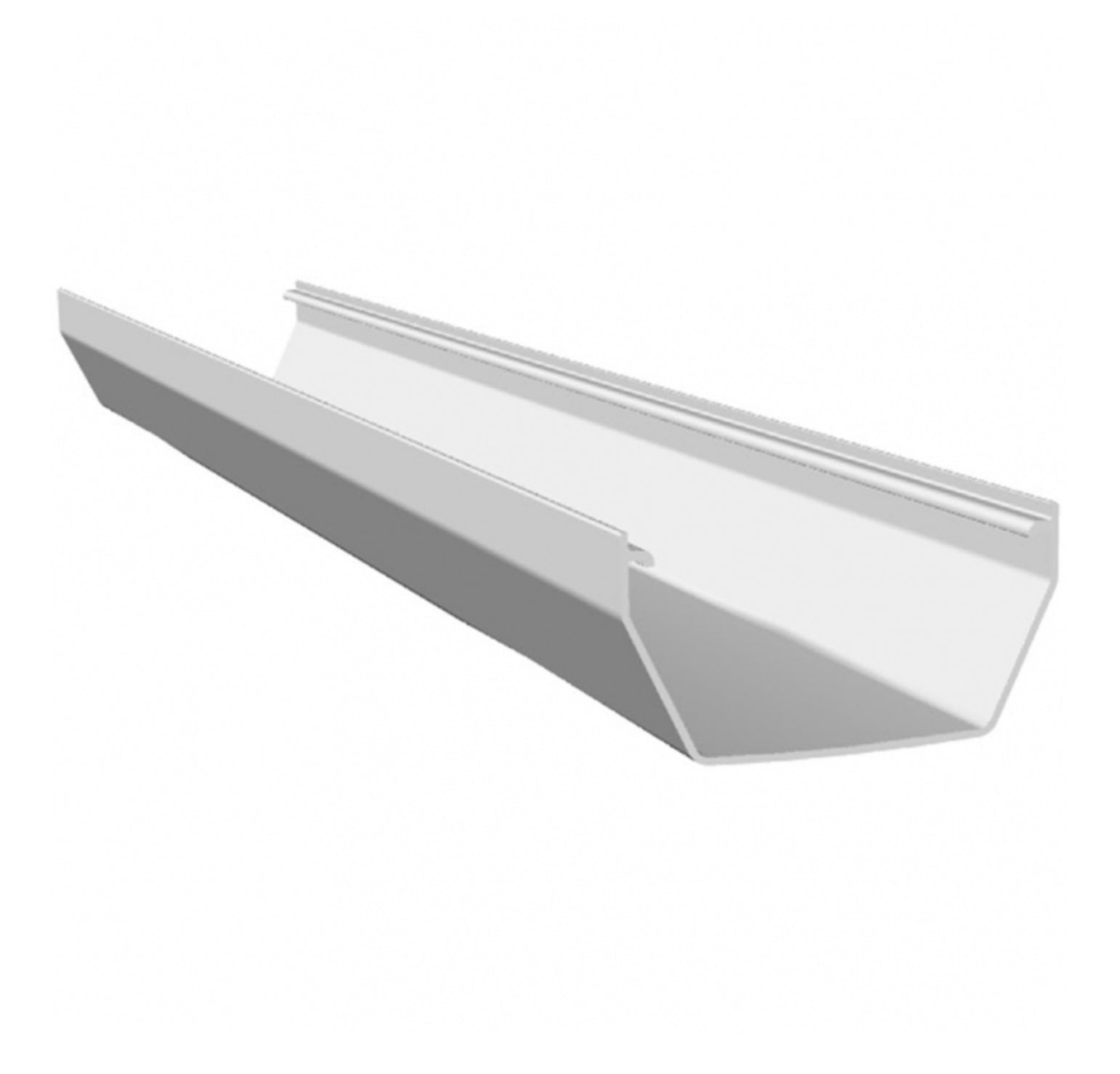 Closed Square Gutter WHITE SQUARE GUTTER - 4 METRE – Transtools Online