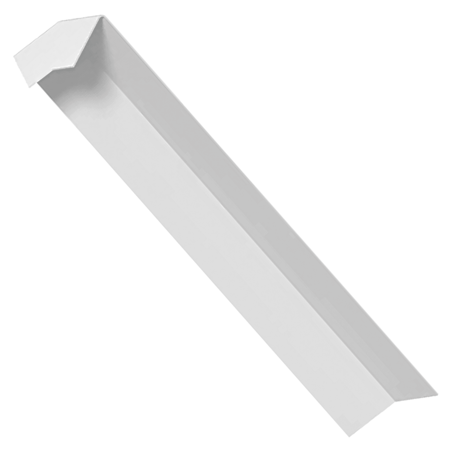 White UPVC External Capping and Fascia Bay Corner 135 Degree 300mm - 12in
