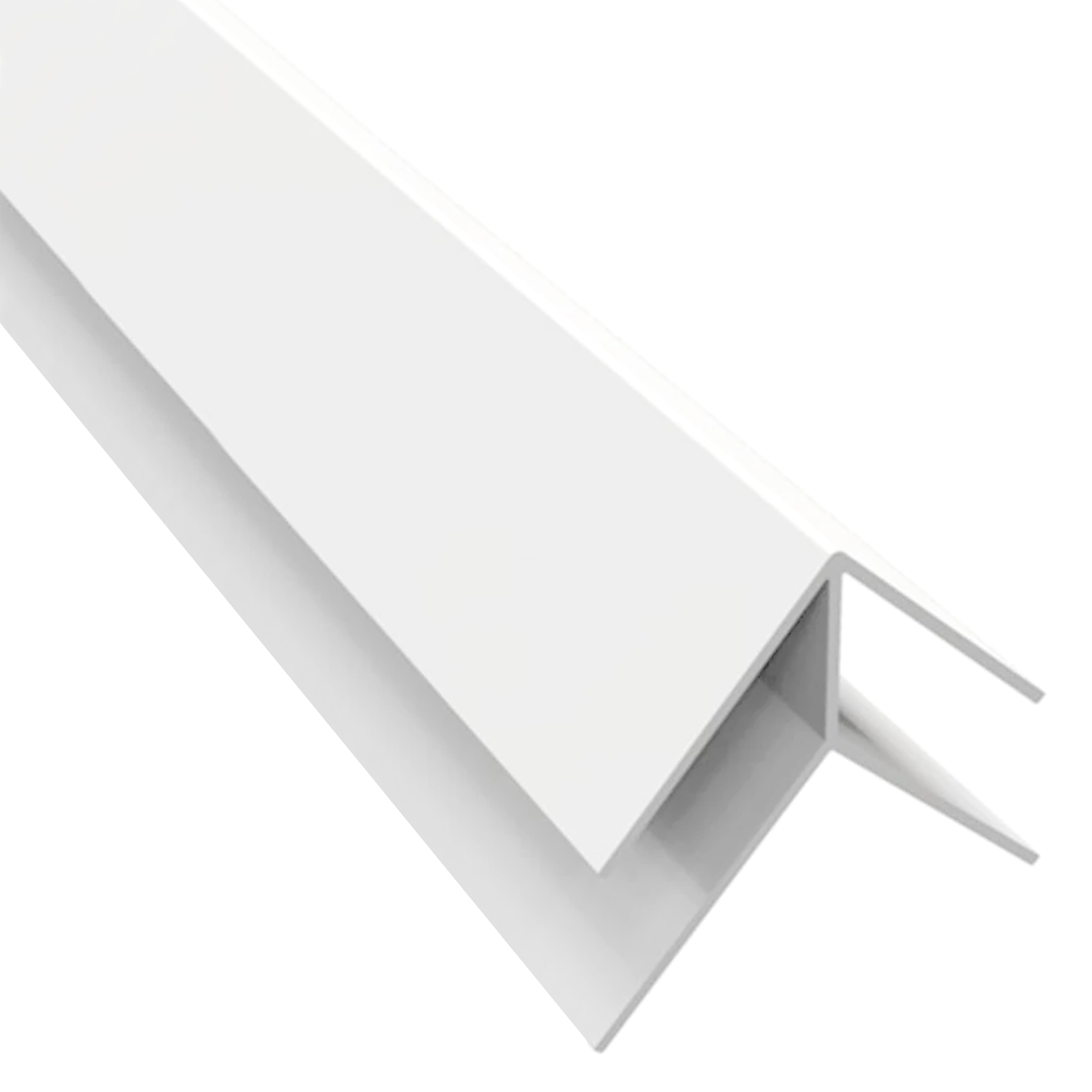 White UPVC Soffit and Utility External Corner Join Trim 5 Metre