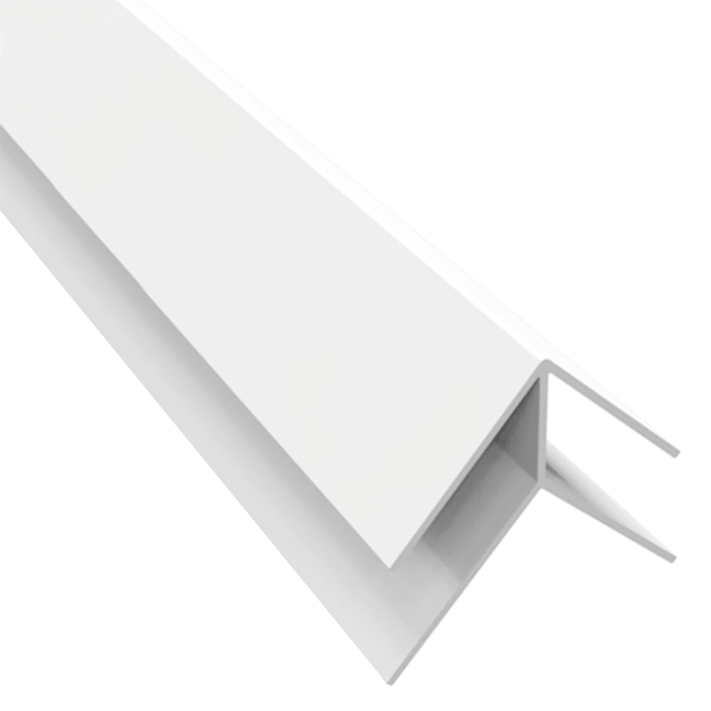 White UPVC Soffit and Utility External Corner Join Trim 5 Metre