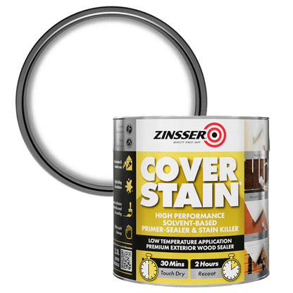 Zinsser Cover Stain Primer Paint 2.5 Litre