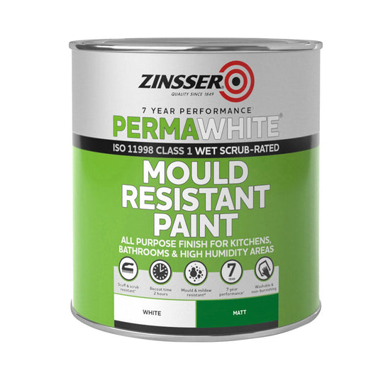 Zinsser Perma White Interior Matt - 2.5 Litre - Transtools Online