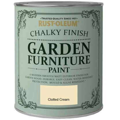 Chalky Finish Garden Furniture Waterproof Mould Resistant Spray Can Brush Paint0