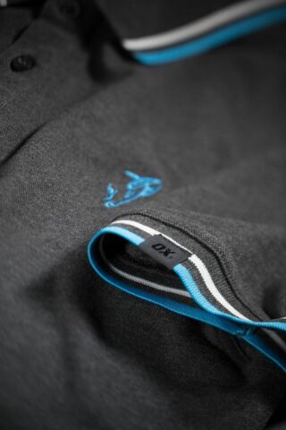 Ox Workwear Pique Polo Shirt Charcoal