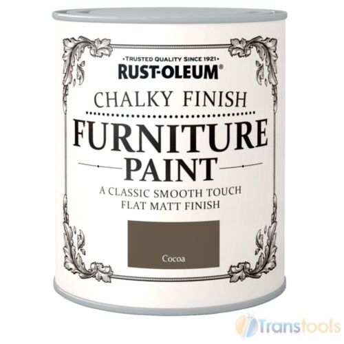 Rust - Oleum Chalky Finish Wood Furniture Paint Smooth Matt Coating Water Based - Transtools Online