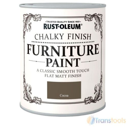Rust - Oleum Chalky Finish Wood Furniture Paint Smooth Matt Coating Water Based