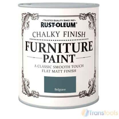 Rust - Oleum Chalky Finish Wood Furniture Paint Smooth Matt Coating Water Based