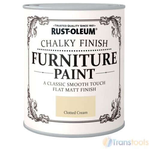 Rust - Oleum Chalky Finish Wood Furniture Paint Smooth Matt Coating Water Based - Transtools Online